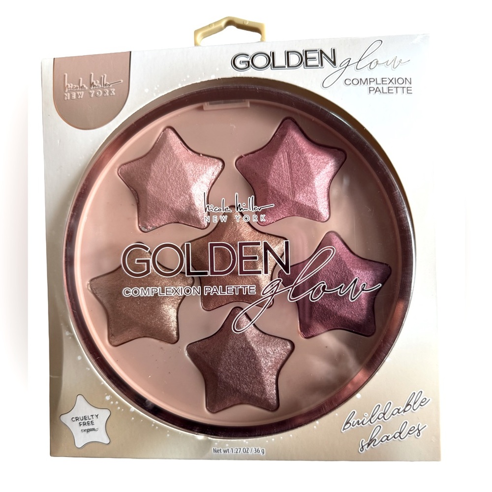 Nicole Miller NWT Eyeshadow & Complexion Glow Palettes & Purse Gift Set (P188) - Picture 7 of 9